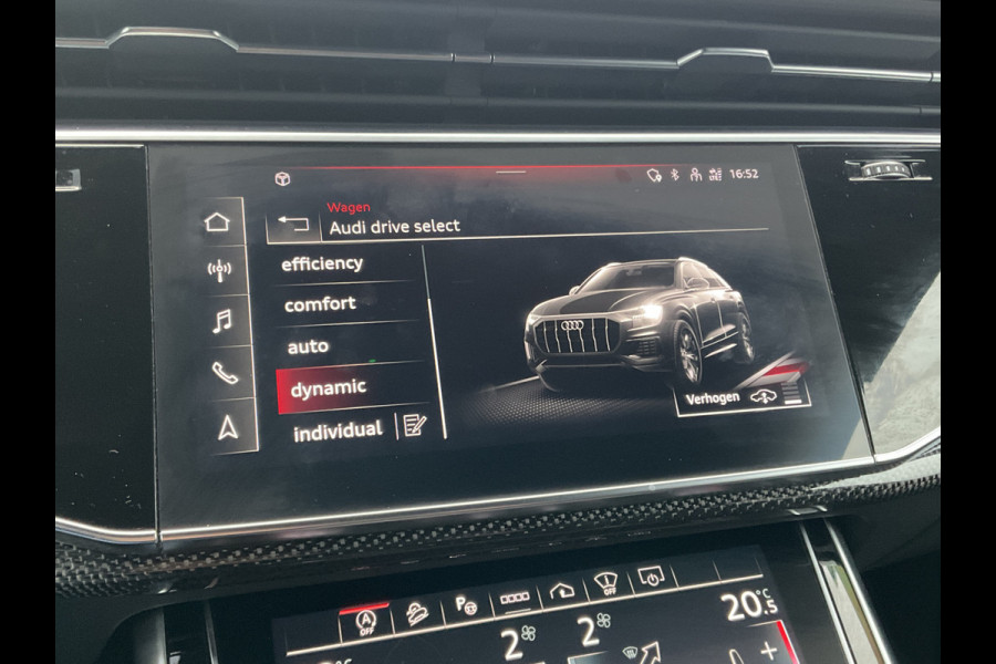 Audi Q8 4.0 TDI SQ8 NightVision Carboninleg B&O Sfeerverl HUD 360° Trekhaak Audi Q8 4.0 TDI SQ8 NightVision Carboninleg B&O Sfeerverl HUD 360° Trekhaak