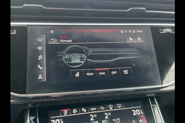 Audi Q8 4.0 TDI SQ8 NightVision Carboninleg B&O Sfeerverl HUD 360° Trekhaak Audi Q8 4.0 TDI SQ8 NightVision Carboninleg B&O Sfeerverl HUD 360° Trekhaak
