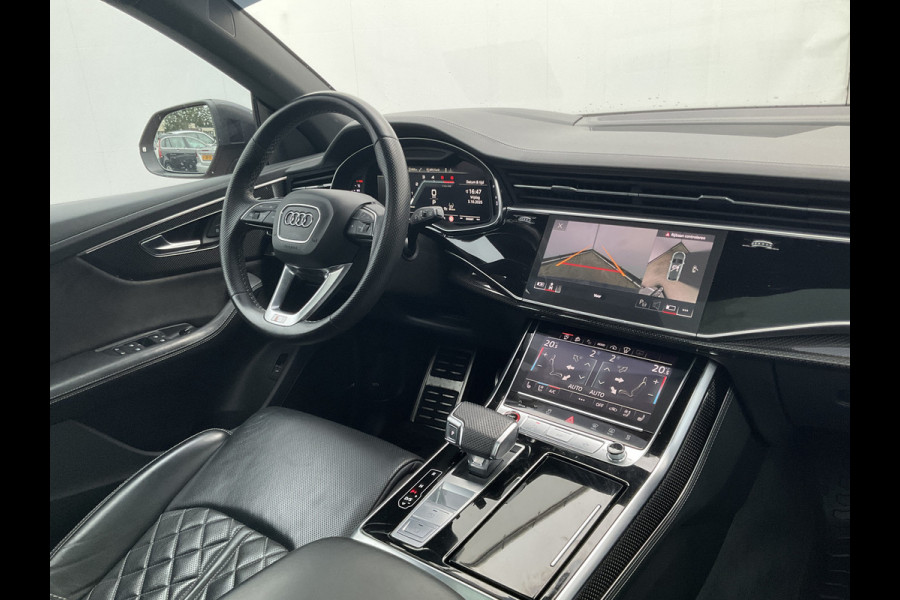 Audi Q8 4.0 TDI SQ8 NightVision Carboninleg B&O Sfeerverl HUD 360° Trekhaak Audi Q8 4.0 TDI SQ8 NightVision Carboninleg B&O Sfeerverl HUD 360° Trekhaak