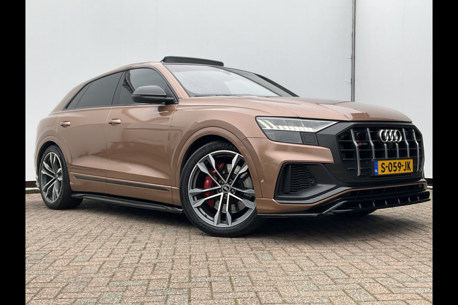 Audi Q8 4.0 TDI SQ8 NightVision Carboninleg B&O Sfeerverl HUD 360° Trekhaak Audi Q8 4.0 TDI SQ8 NightVision Carboninleg B&O Sfeerverl HUD 360° Trekhaak