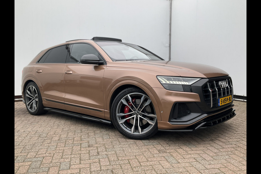 Audi Q8 4.0 TDI SQ8 NightVision Carboninleg B&O Sfeerverl HUD 360° Trekhaak Audi Q8 4.0 TDI SQ8 NightVision Carboninleg B&O Sfeerverl HUD 360° Trekhaak