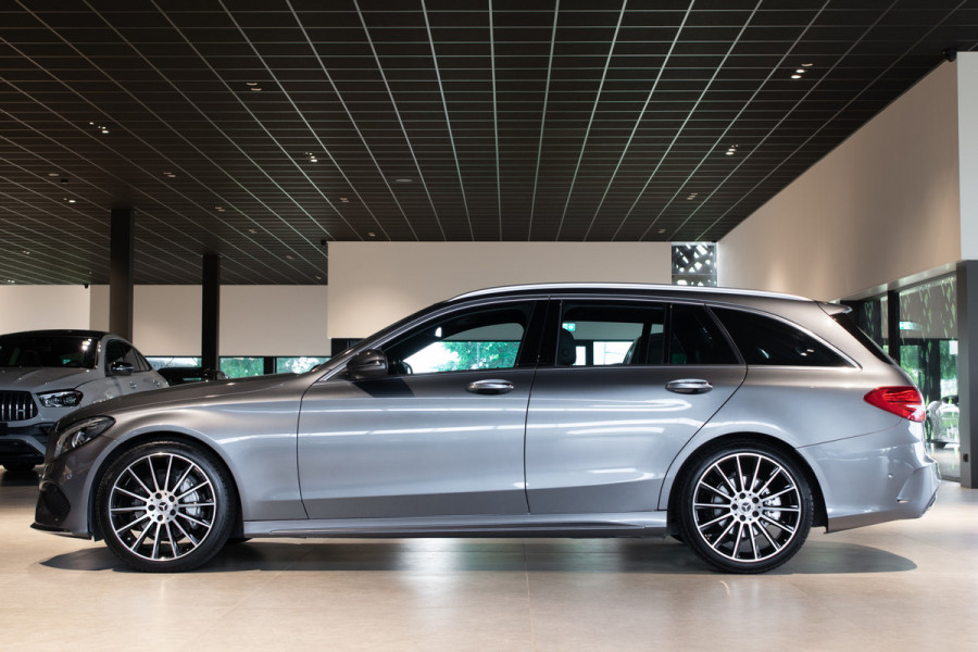 Mercedes-Benz C-Klasse Estate 180 AMG Sport Edition Leder|Sfeerverlichting|Aut-kofferklep|LED|19"|New Service/APK