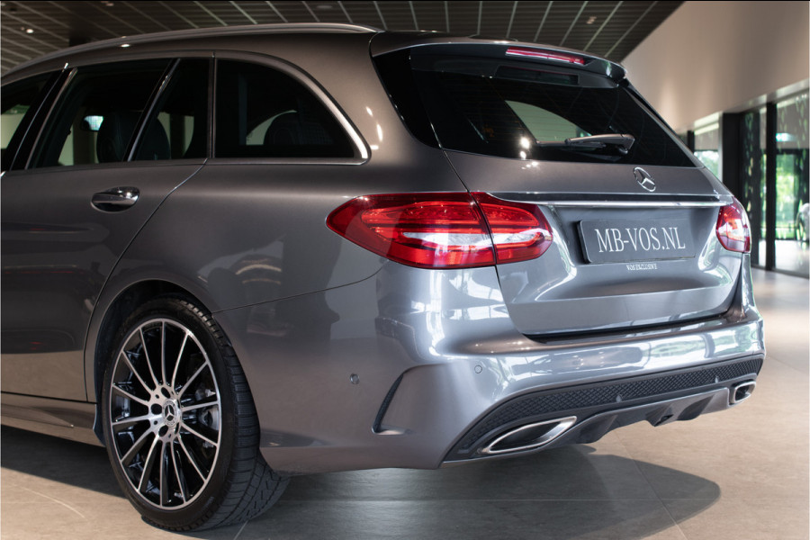 Mercedes-Benz C-Klasse Estate 180 AMG Sport Edition Leder|Sfeerverlichting|Aut-kofferklep|LED|19"|New Service/APK