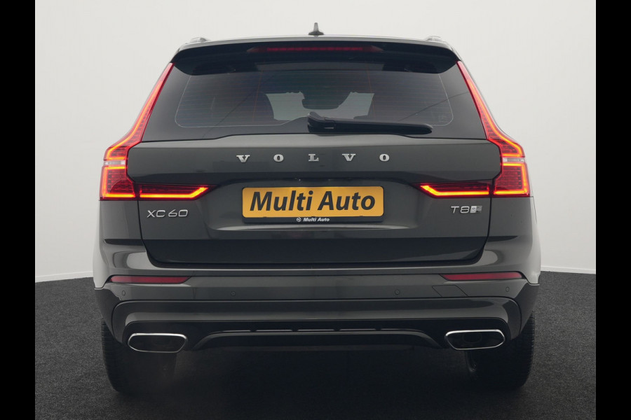 Volvo XC60 T8 Twin Engine AWD R-Design Plug In Hybrid 391pk Dealer O.H PHEV | Panodak | Camera | Apple Carplay | Lederen Sportstoelen Memory & Verwarmd | Sporstuur | Keyless | Navigatie | Virtual | DAB |