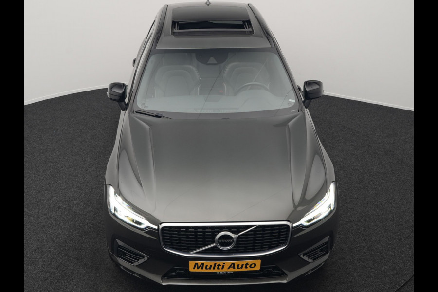 Volvo XC60 T8 Twin Engine AWD R-Design Plug In Hybrid 391pk Dealer O.H PHEV | Panodak | Camera | Apple Carplay | Lederen Sportstoelen Memory & Verwarmd | Sporstuur | Keyless | Navigatie | Virtual | DAB |