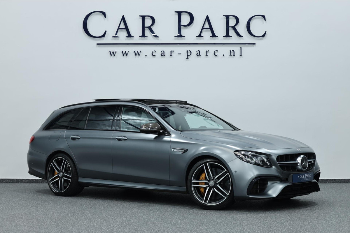 Mercedes-Benz E-Klasse Estate AMG 63 S 4MATIC 612+PK LED/KERAMISCH/HUD/SFEER/LUCHT/PANO/LEER+MASSAGE/360/ACC/ECC/12 MDN GARANTIE! Mercedes-Benz E-Klasse Estate AMG 63 S 4MATIC 612+PK LED/KERAMISCH/HUD/SFEER/LUCHT/PANO/LEER+MASSAGE/360/ACC/ECC/12 MDN GARANTIE!