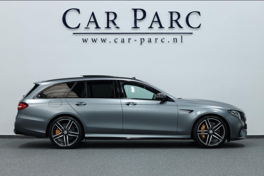 Mercedes-Benz E-Klasse Estate AMG 63 S 4MATIC 612+PK LED/KERAMISCH/HUD/SFEER/LUCHT/PANO/LEER+MASSAGE/360/ACC/ECC/12 MDN GARANTIE!