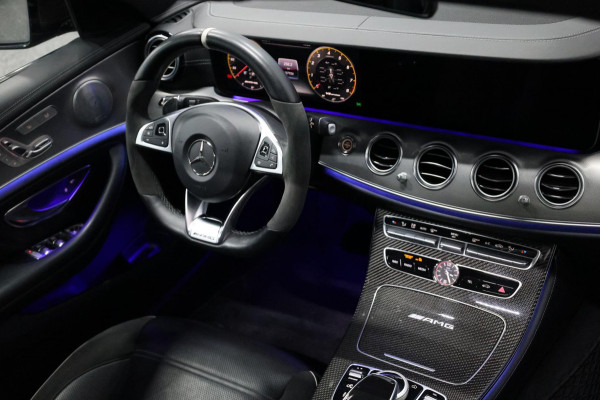 Mercedes-Benz E-Klasse Estate AMG 63 S 4MATIC 612+PK LED/KERAMISCH/HUD/SFEER/LUCHT/PANO/LEER+MASSAGE/360/ACC/ECC/12 MDN GARANTIE!