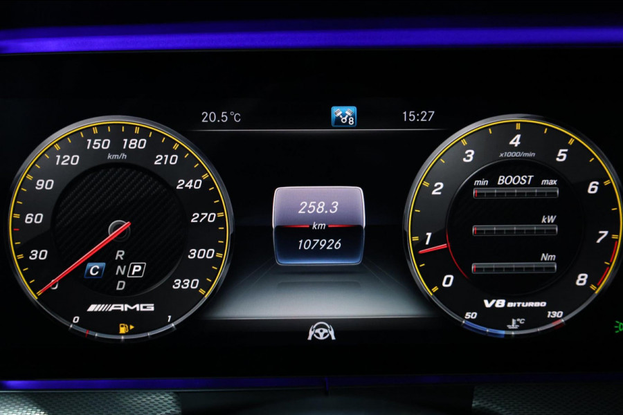 Mercedes-Benz E-Klasse Estate AMG 63 S 4MATIC 612+PK LED/KERAMISCH/HUD/SFEER/LUCHT/PANO/LEER+MASSAGE/360/ACC/ECC/12 MDN GARANTIE!