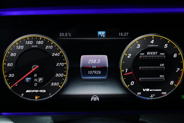Mercedes-Benz E-Klasse Estate AMG 63 S 4MATIC 612+PK LED/KERAMISCH/HUD/SFEER/LUCHT/PANO/LEER+MASSAGE/360/ACC/ECC/12 MDN GARANTIE!