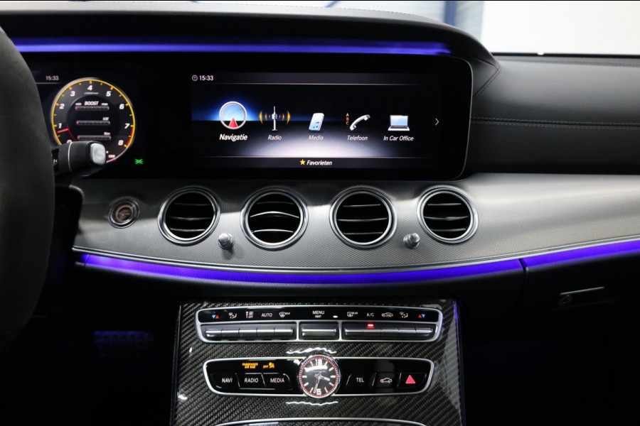 Mercedes-Benz E-Klasse Estate AMG 63 S 4MATIC 612+PK LED/KERAMISCH/HUD/SFEER/LUCHT/PANO/LEER+MASSAGE/360/ACC/ECC/12 MDN GARANTIE!