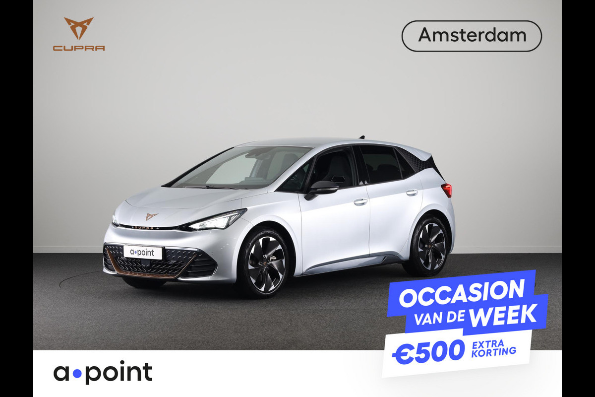 CUPRA Born Adrenaline 62 kWh 230 pk | Navigatie | Parkeersensoren | Achteruitrijcamera | LED koplampen | Stoelverwarming | BEATS audio system | CUPRA Born Adrenaline 62 kWh 230 pk | Navigatie | Parkeersensoren | Achteruitrijcamera | LED koplampen | Stoelverwarming | BEATS audio system |