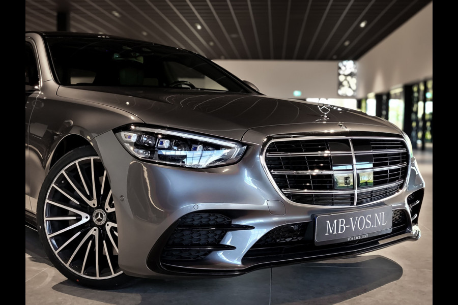 Mercedes-Benz S-Klasse 400d 4-M AMG Achterassturing|Ruitleder|Burmester|Rij-assistentie|Keyless|Night|21" Aut9