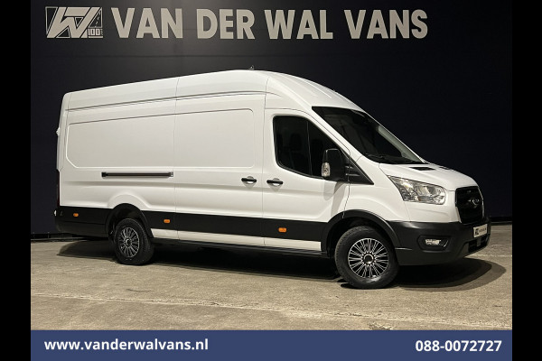 Ford Transit 2.0 TDCI 131pk L4H3 Euro6 Airco | Camera | Apple Carplay | Navigatie | Cruisecontrol | Stoelverwarming Cruisecontrol, parkeersensoren, verwarmde voorruit, bijrijdersbank, Android auto