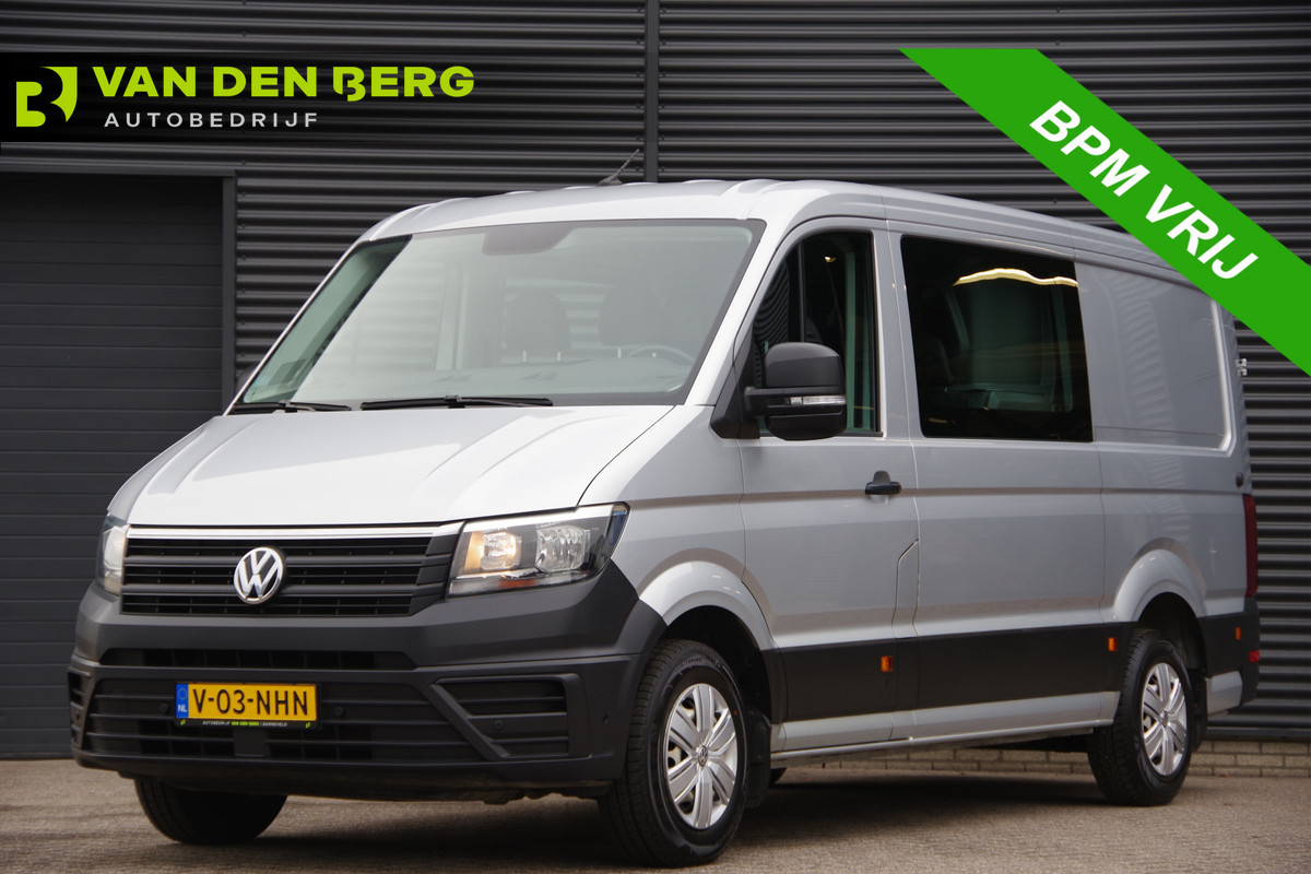 Volkswagen Crafter 35 2.0 TDI L3H2 DC 6P, 140PK AUT. LEDER, TREKHAAK, CAMERA, NAVI, AIRCO, APPLE CARPLAY/ANDROID AUTO, DUBBELE CABINE, DUBBEL CABIN Volkswagen Crafter 35 2.0 TDI L3H2 DC 6P, 140PK AUT. LEDER, TREKHAAK, CAMERA, NAVI, AIRCO, APPLE CARPLAY/ANDROID AUTO, DUBBELE CABINE, DUBBEL CABIN