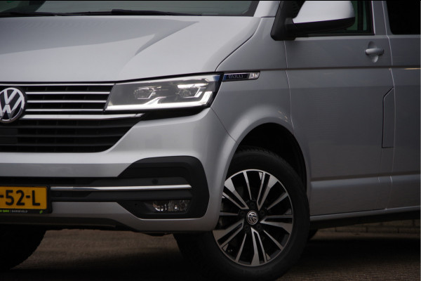 Volkswagen Transporter 2.0 TDI L2 BULLI, 150PK AUT. GLASSLOOK, LED, TREKHAAK, VIRTUAL, ADAPT. CRUISE, NAVI, AIRCO, PARKEERSENSOREN, CARPLAY, NL AUTO, N