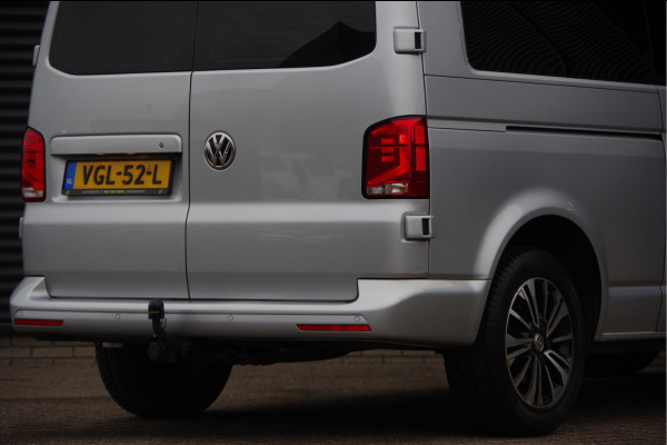 Volkswagen Transporter 2.0 TDI L2 BULLI, 150PK AUT. GLASSLOOK, LED, TREKHAAK, VIRTUAL, ADAPT. CRUISE, NAVI, AIRCO, PARKEERSENSOREN, CARPLAY, NL AUTO, N