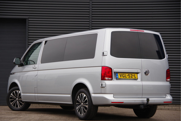 Volkswagen Transporter 2.0 TDI L2 BULLI, 150PK AUT. GLASSLOOK, LED, TREKHAAK, VIRTUAL, ADAPT. CRUISE, NAVI, AIRCO, PARKEERSENSOREN, CARPLAY, NL AUTO, N