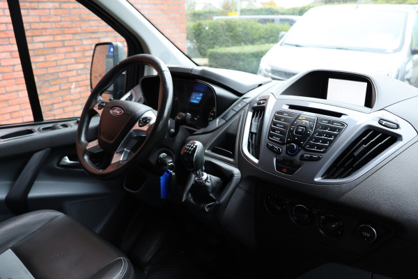 Ford Transit Custom 290 2.0 TDCI Sport | Camera | Navigatie | 3-Zitter | Trekhaak | PDC V+A | Lederen bekleding | MF Stuur | Nieuwe APK