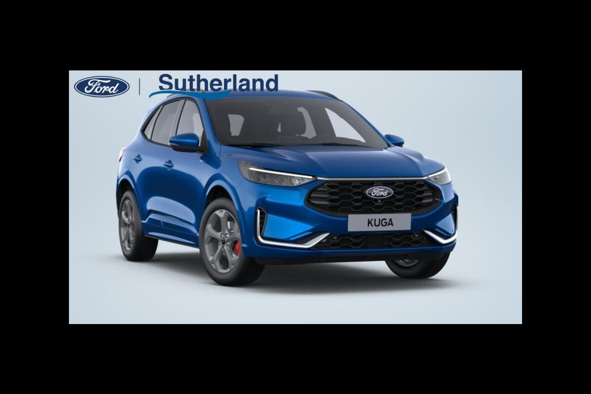 Ford Kuga 2.5 PHEV ST-Line X | 243pk | Driver Assistance Pack | Winterpack | Wegklapbare Trekhaak | Technology Pack | Dessert Island Blue Ford Kuga 2.5 PHEV ST-Line X | 243pk | Driver Assistance Pack | Winterpack | Wegklapbare Trekhaak | Technology Pack | Dessert Island Blue