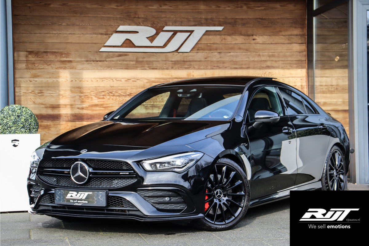 Mercedes-Benz CLA-Klasse AMG 35 4MATIC Premium Plus **Schaalstoelen/Sfeerverlichting/360/Pano** Mercedes-Benz CLA-Klasse AMG 35 4MATIC Premium Plus **Schaalstoelen/Sfeerverlichting/360/Pano**