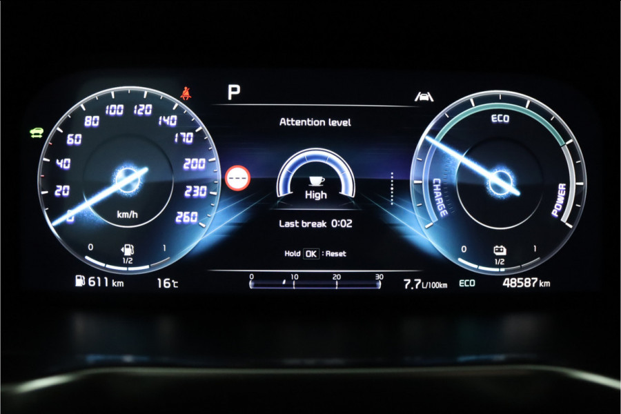 Kia Sorento 1.6 T-GDI Hybrid 2WD DynamicLine 7p. Automaat - Climate Control - LED Koplampen - Stoel/Stuurverwarming - Navigatie - Fabrieksgarantie Tot 2030