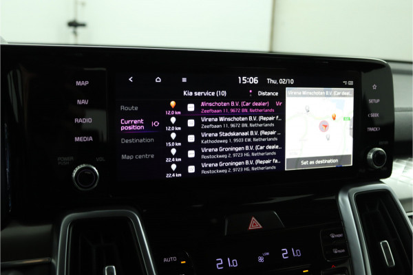 Kia Sorento 1.6 T-GDI Hybrid 2WD DynamicLine 7p. Automaat - Climate Control - LED Koplampen - Stoel/Stuurverwarming - Navigatie - Fabrieksgarantie Tot 2030