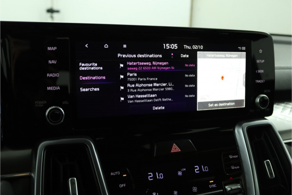 Kia Sorento 1.6 T-GDI Hybrid 2WD DynamicLine 7p. Automaat - Climate Control - LED Koplampen - Stoel/Stuurverwarming - Navigatie - Fabrieksgarantie Tot 2030