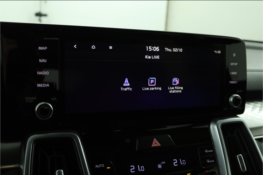 Kia Sorento 1.6 T-GDI Hybrid 2WD DynamicLine 7p. Automaat - Climate Control - LED Koplampen - Stoel/Stuurverwarming - Navigatie - Fabrieksgarantie Tot 2030