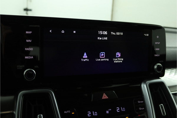 Kia Sorento 1.6 T-GDI Hybrid 2WD DynamicLine 7p. Automaat - Climate Control - LED Koplampen - Stoel/Stuurverwarming - Navigatie - Fabrieksgarantie Tot 2030