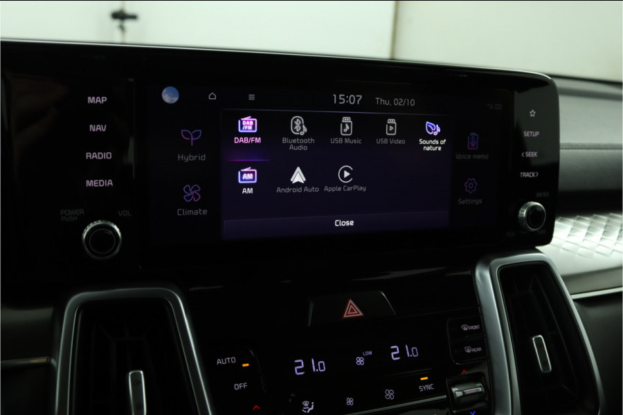 Kia Sorento 1.6 T-GDI Hybrid 2WD DynamicLine 7p. Automaat - Climate Control - LED Koplampen - Stoel/Stuurverwarming - Navigatie - Fabrieksgarantie Tot 2030