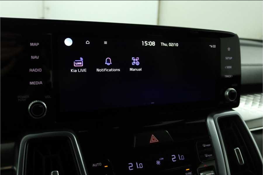Kia Sorento 1.6 T-GDI Hybrid 2WD DynamicLine 7p. Automaat - Climate Control - LED Koplampen - Stoel/Stuurverwarming - Navigatie - Fabrieksgarantie Tot 2030