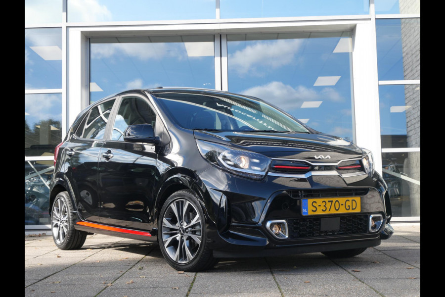 Kia Picanto 1.0 T-GDi GT-Line 5p | Cruise | Clima | Camera | Carplay | Navi | Schuif-kanteldak | Stoel-stuurverwarming |