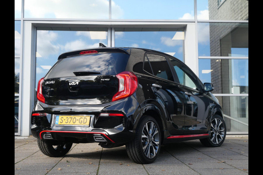 Kia Picanto 1.0 T-GDi GT-Line 5p | Cruise | Clima | Camera | Carplay | Navi | Schuif-kanteldak | Stoel-stuurverwarming |