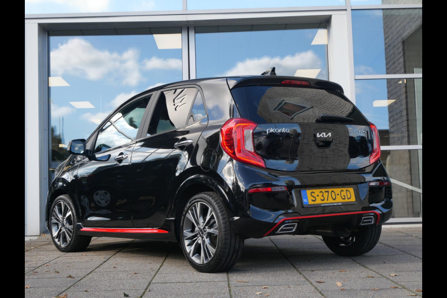 Kia Picanto 1.0 T-GDi GT-Line 5p | Cruise | Clima | Camera | Carplay | Navi | Schuif-kanteldak | Stoel-stuurverwarming |