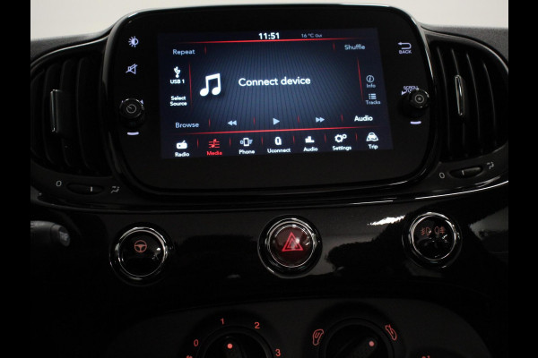 Fiat 500C 1.0 Cabrio Bella Vita Airco Cruise control Parkeersensor achter Radio Fiat 500C 1.0 Cabrio Bella Vita Airco Cruise control Parkeersensor achter Radio