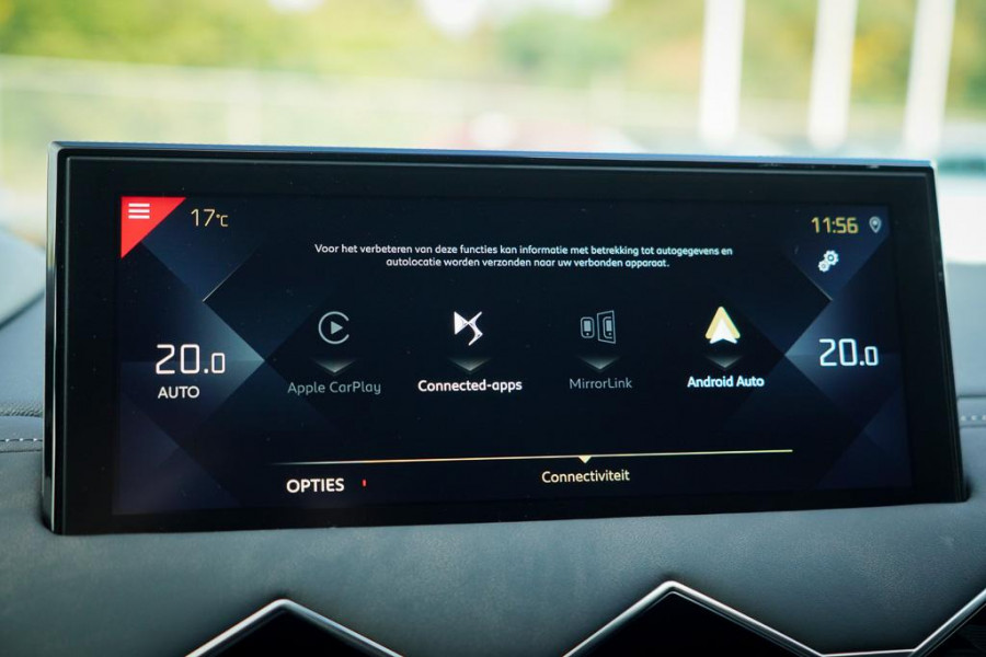 DS DS 3 Crossback 1.2 PureTech Grand Chic / Opera / Aut / Adaptive Cruise / Carplay / Leder DS DS 3 Crossback 1.2 PureTech Grand Chic / Opera / Aut / Adaptive Cruise / Carplay / Leder