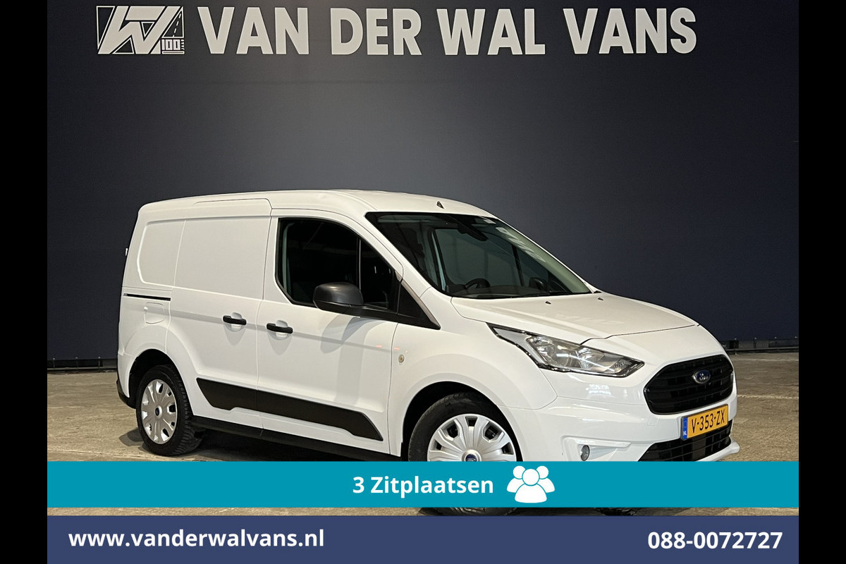 Ford Transit Connect 1.5 EcoBlue 100pk L1H1 Euro6 Airco | 3-Zits | Camera | Navigatie | Cruisecontrol Parkeersensoren, verwarmde voorruit