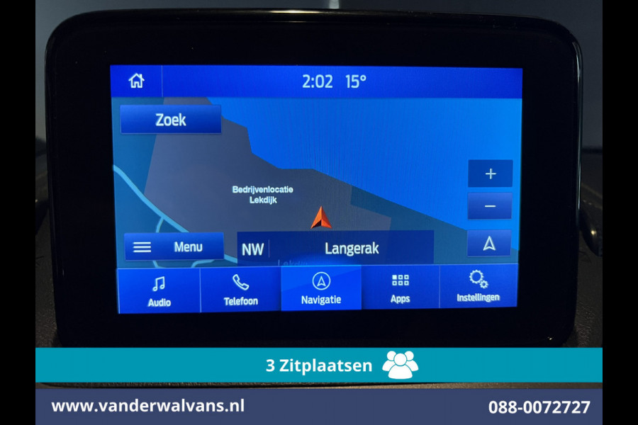 Ford Transit Connect 1.5 EcoBlue 100pk L1H1 Euro6 Airco | 3-Zits | Camera | Navigatie | Cruisecontrol Parkeersensoren, verwarmde voorruit