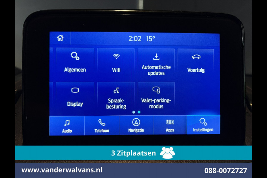 Ford Transit Connect 1.5 EcoBlue 100pk L1H1 Euro6 Airco | 3-Zits | Camera | Navigatie | Cruisecontrol Parkeersensoren, verwarmde voorruit