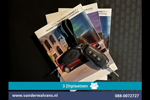 Ford Transit Connect 1.5 EcoBlue 100pk L1H1 Euro6 Airco | 3-Zits | Camera | Navigatie | Cruisecontrol Parkeersensoren, verwarmde voorruit