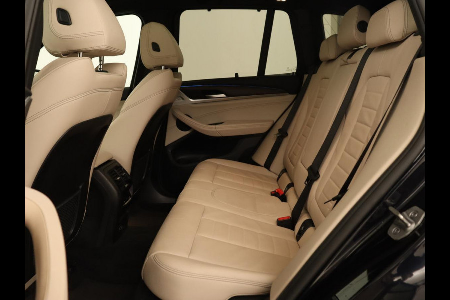 BMW X3 xDrive30e M Sport | Panoramadak | Trekhaak | Head-Up | Stoelverwarming | Leder | Live Cockpit | Stuurverwarming | Carplay | Camera | 20'' | Navigatie | Keyless | PHEV | Plug In