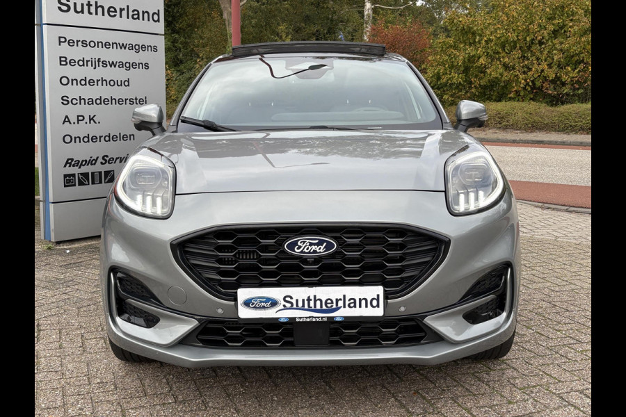 Ford Puma 1.0 EcoBoost Hybrid ST-Line X 155pk Automaat | Panoramadak | Afneembare trekhaak | Winter Pack | Adaptive cruise control | 360 graden camera | Bang&Olufsen | Elektrsiche achterklep | Matrix LED