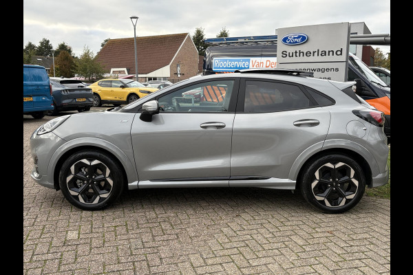 Ford Puma 1.0 EcoBoost Hybrid ST-Line X 155pk Automaat | Panoramadak | Afneembare trekhaak | Winter Pack | Adaptive cruise control | 360 graden camera | Bang&Olufsen | Elektrsiche achterklep | Matrix LED