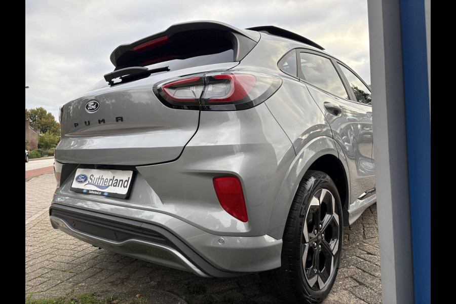Ford Puma 1.0 EcoBoost Hybrid ST-Line X 155pk Automaat | Panoramadak | Afneembare trekhaak | Winter Pack | Adaptive cruise control | 360 graden camera | Bang&Olufsen | Elektrsiche achterklep | Matrix LED