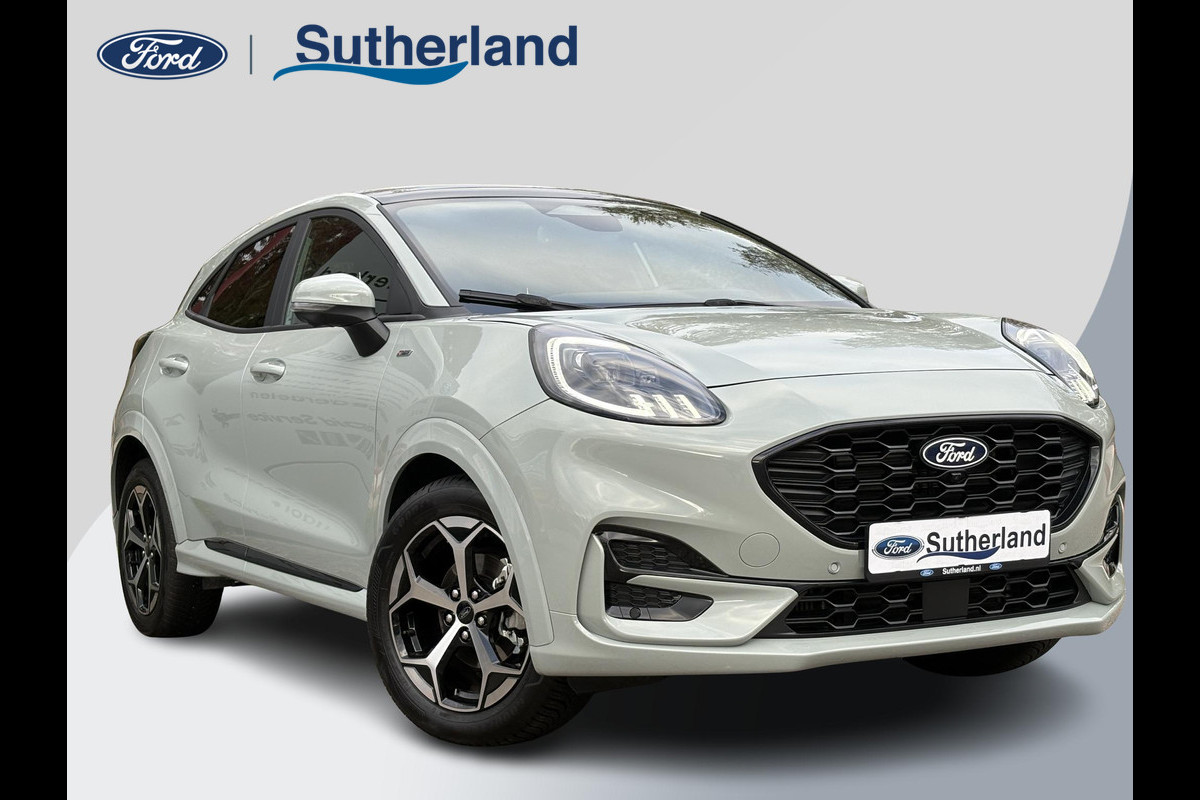 Ford Puma 1.0 EcoBoost Hybrid ST-Line Automaat 125pk | Panoramadak | Trekhaak afneembaar | Winter Pack | Adaptive cruise control | Elektrische achterklep | Matrix LED | Keyless Entry | Navigatiesysteem | Privacy glass Ford Puma 1.0 EcoBoost Hybrid ST-Line Automaat 125pk | Panoramadak | Trekhaak afneembaar | Winter Pack | Adaptive cruise control | Elektrische achterklep | Matrix LED | Keyless Entry | Navigatiesysteem | Privacy glass