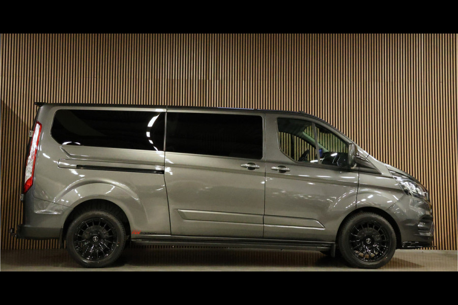 Ford Transit Custom 300 2.0 TDCI L2H1 170 PK Raptor Edition DC | CarPlay | Camera | Navigatie | Stoelverwarming | Trekhaak | L+R Schuifdeur | PDC V+A | MF Stuur | Dubbel cabine | 5-Zitter | Nieuwe APK | NAP Logisch