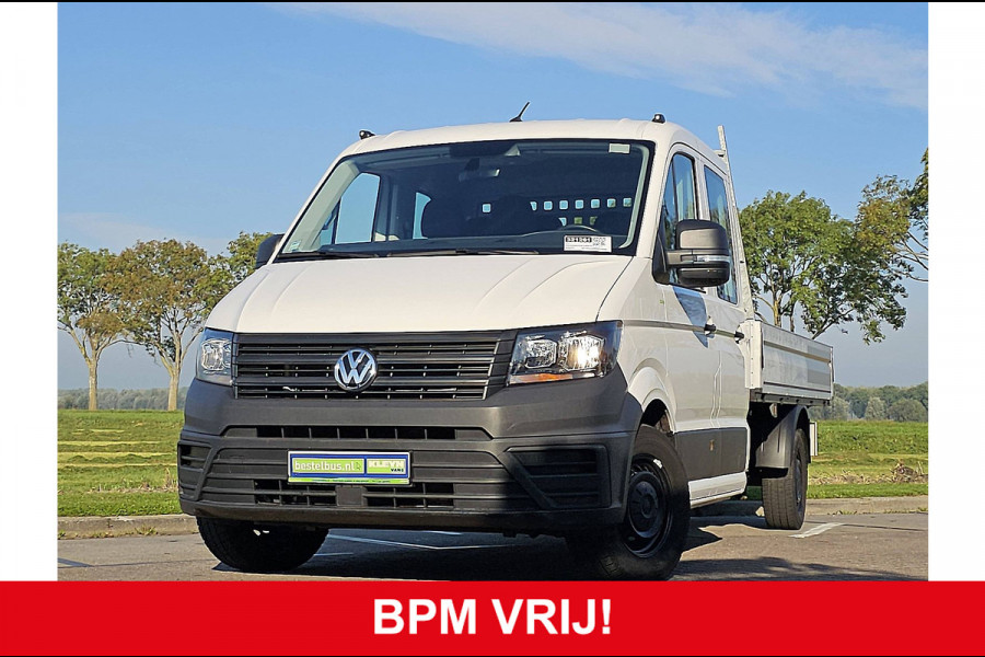 Volkswagen Crafter 35 2.0 DC L4 Open-Laadbak Trekhaak 140Pk Euro6 Airco!