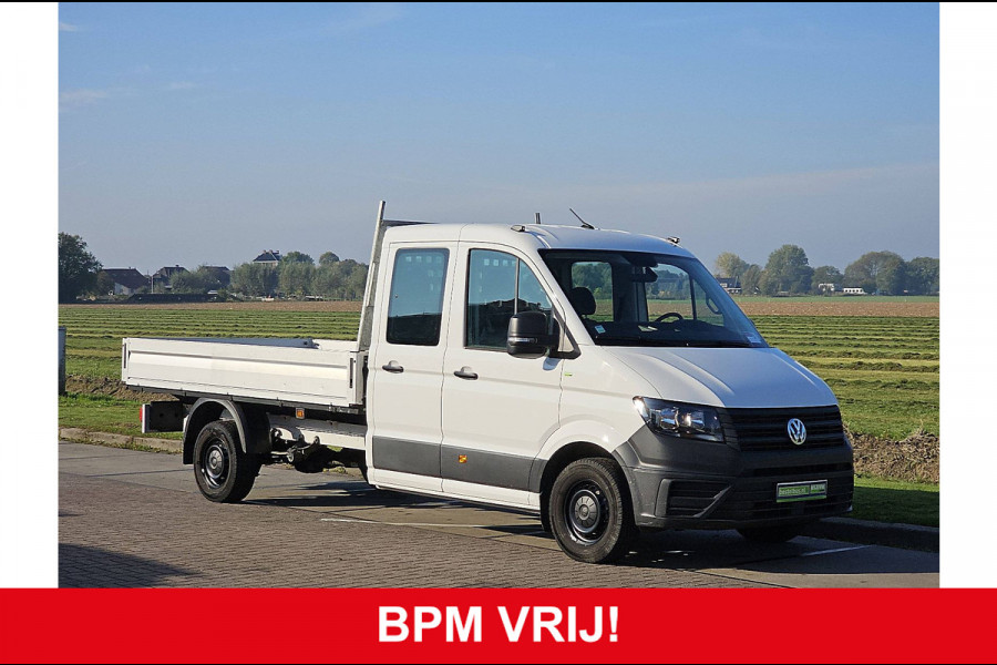 Volkswagen Crafter 35 2.0 DC L4 Open-Laadbak Trekhaak 140Pk Euro6 Airco!