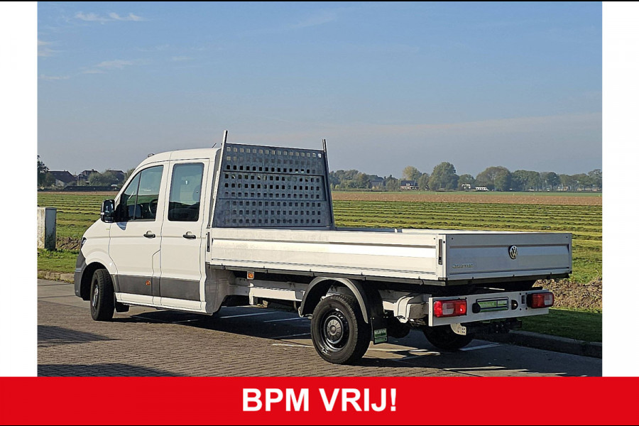 Volkswagen Crafter 35 2.0 DC L4 Open-Laadbak Trekhaak 140Pk Euro6 Airco!